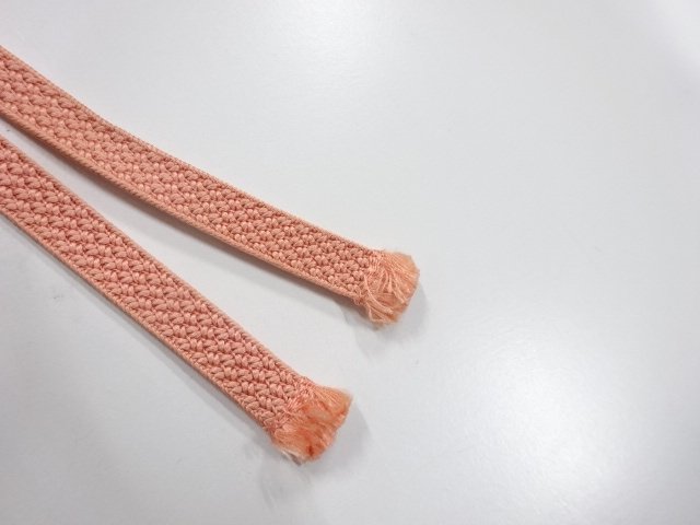  アンティーク　正絹　帯留め用　手組三分紐